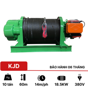 Tời điện kéo mặt đất 10 tấn KJD Kawasaki