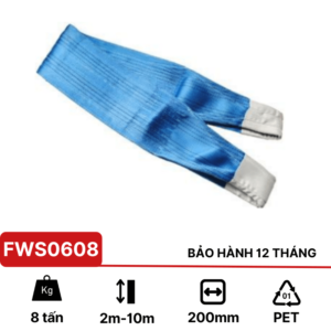 Cáp vải cẩu hàng 8 tấn KawasakiCáp vải cẩu hàng 8 tấn Kawasaki