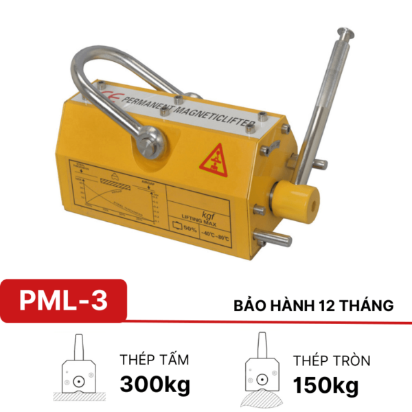 Nam châm tay gạt 300kg PML-3 Kawasaki