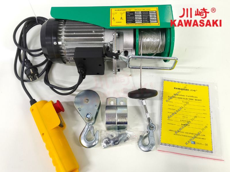 Tời điện treo mini cố định PA400 Kawasaki