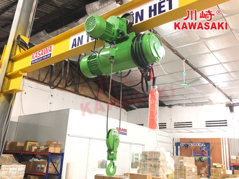 Pa lăng lắp đặt trên dầm đơn