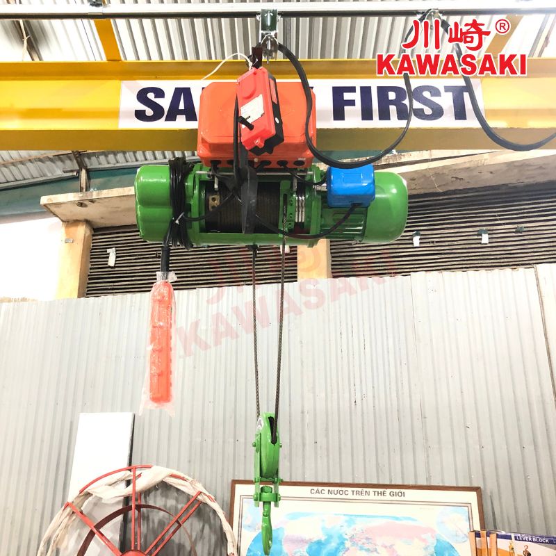 Cấu tạo pa lăng cáp điện