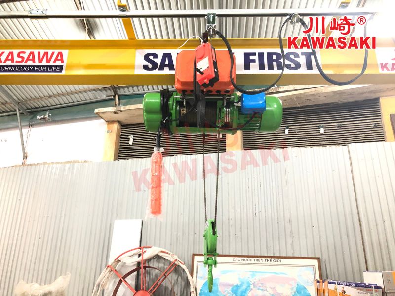 Pa lăng cáp điện 16 tấn Kawasaki