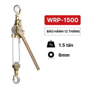Pa lăng lắc tay cáp 1.5 tấn Kawasaki