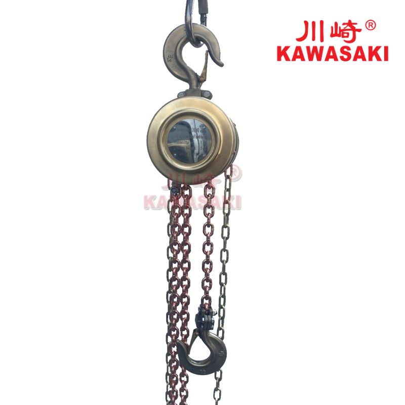 Pa lăng xích kéo tay phòng nổ Kawasaki
