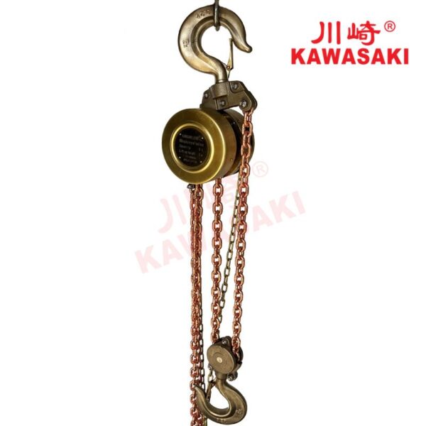 Pa lăng xích lắc tay phòng nổ 5 tấn Kawasaki