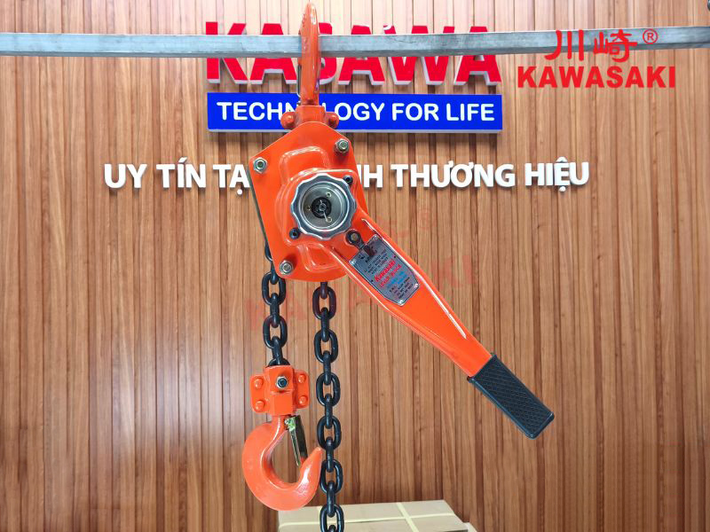Pa lăng xích lắc tay model tiêu chuẩn VA Kawasaki