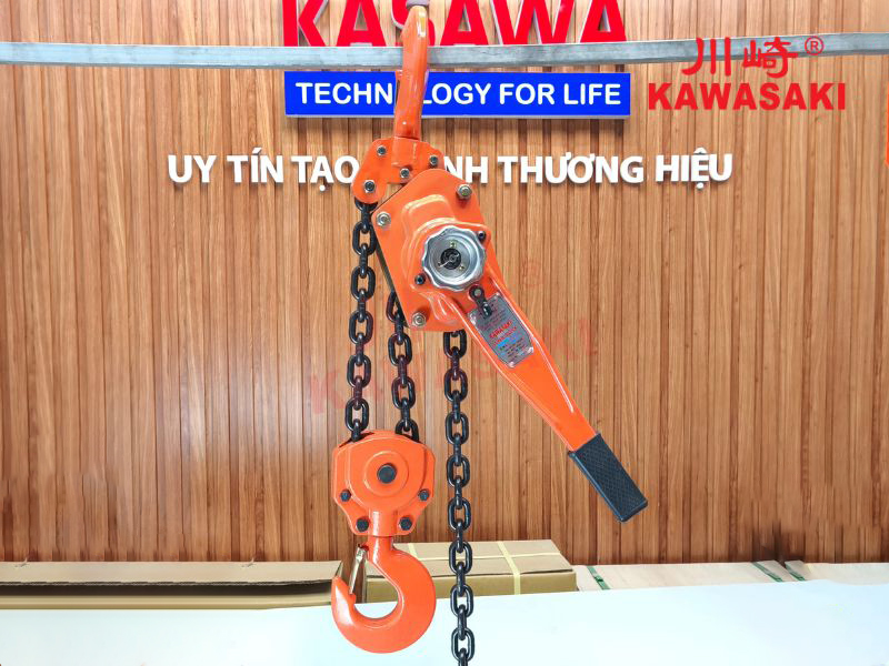 Pa lăng xích lắc tay model tiê chuẩn VA Kawasaki