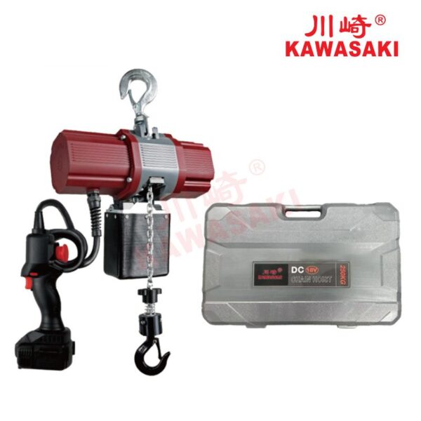 Pa lăng xích DC sử dụng pin