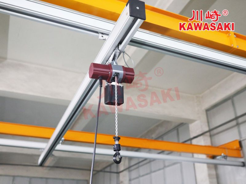 Pa lăng được lắp đặt trong nhà xường