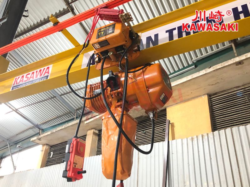 Pa lăng được tích hợp điều khiển từ xa