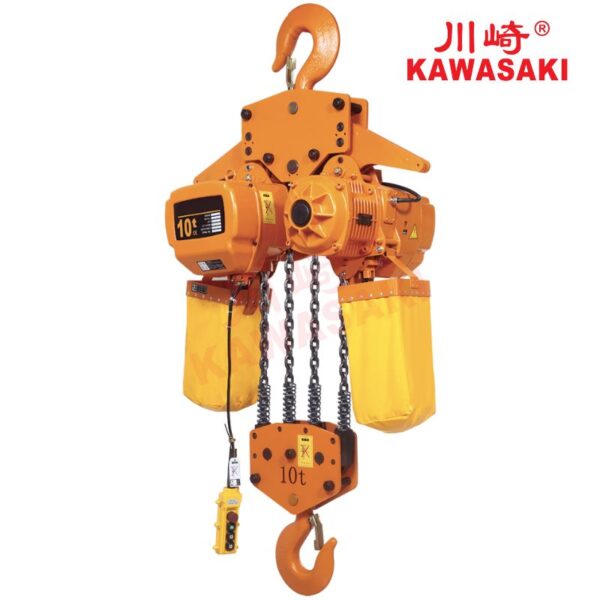 Pa lăng xích điện chính hãng Kawasaki có đầy đủ CO, CQ