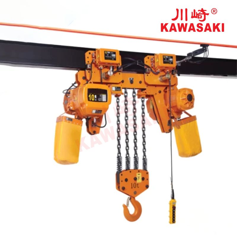 Tuyệt đối không sử dụng pa lăng để nâng hạ người