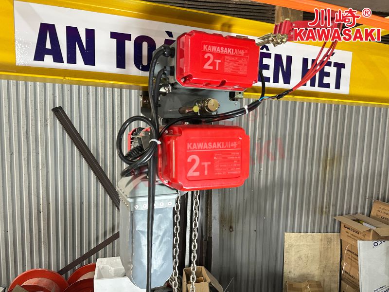 Pa lăng xích điện 2 tấn 2 cấp tốc độ