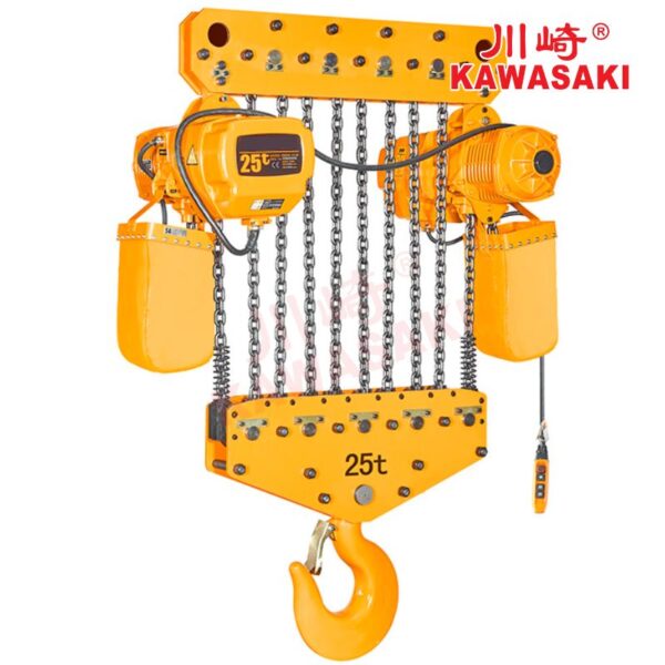 Pa lăng xích điện 25 tấn cố định Kawasaki