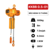 Pa lăng xích điện 500kg KKBB Kawasaki (cố định)