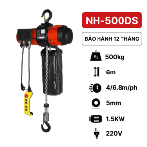 Pa lăng xích điện 500kg NH-500DS Kawasaki