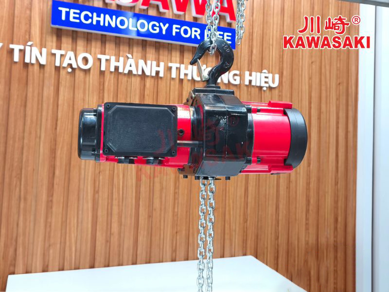 Pa lăng xích điện 500kg NH-500DS Kawasaki