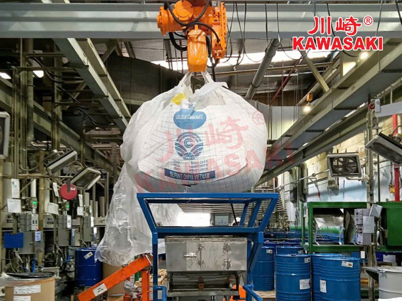 Pa lăng được lắp đặt sử dụng trong nhà xưởng