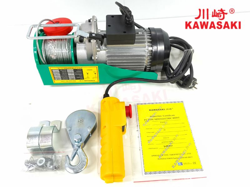 Tời điện mini treo mini PA600 Kawasaki