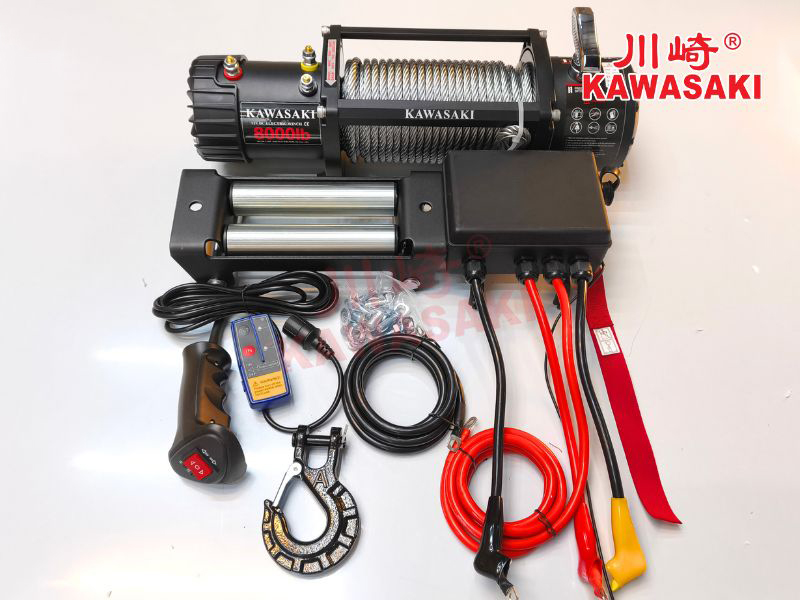 Tời điện 24V 8000LBS chính hãng Kawasaki