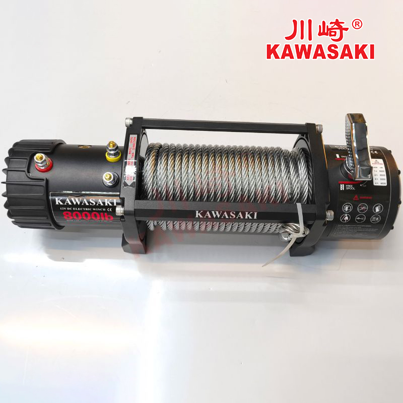 Tời điện kéo xe 12V 8000LBS
