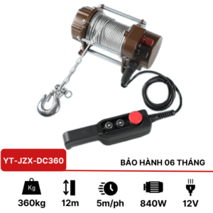 Tời điện 12V DC 360kg YT-JZX-DC360Tời điện 12V DC 360kg Kawasaki