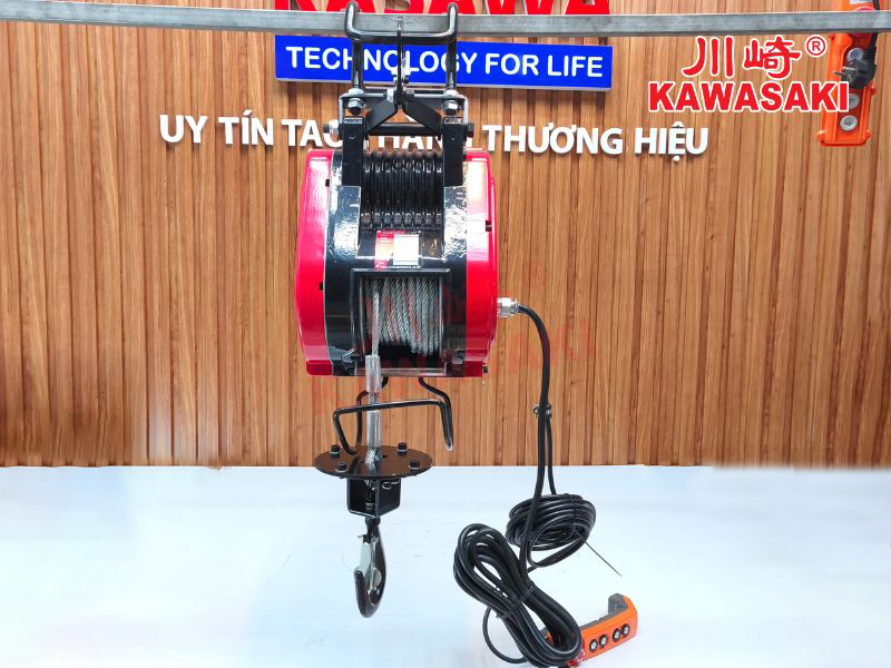 Tời điện treo dễ dàng lắp đặt