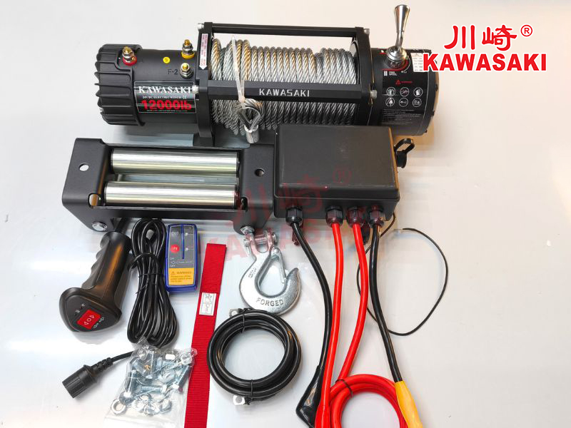 Tời điện 24V 12000lbs Kawasaki