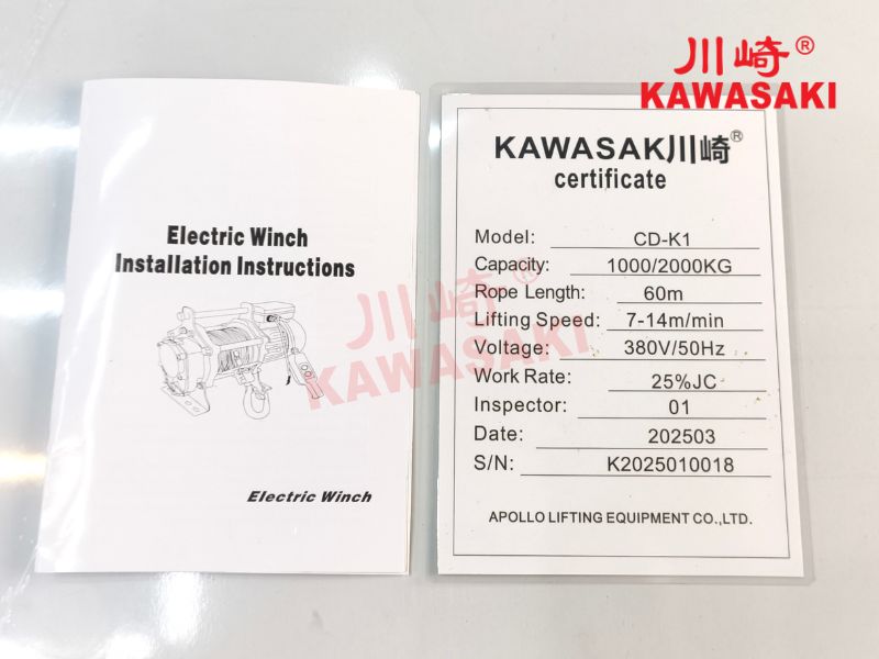 Sản phẩm chính hãng Kawasaki có đầy đủ CO, CQ