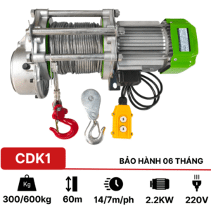 Tời điện đa năng CDK1 300/600 60m 220v (14/7m/phút)