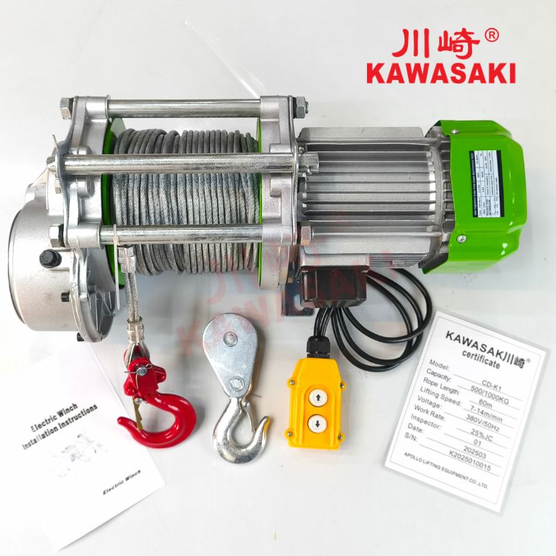 Tời điện CDK1 500/1000 sử dụng điện 380V