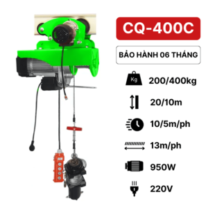 Tời điện mini CQ-400C Kawasaki (di chuyển)Tời điện di chuyển 400kg