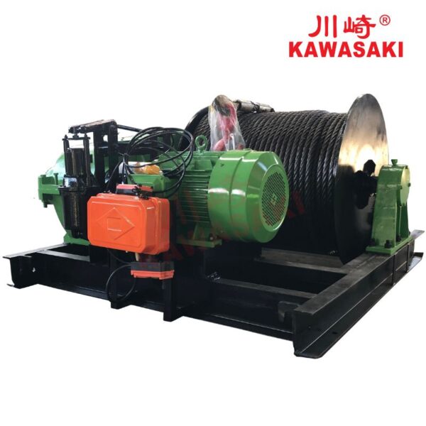 Tời điện KJM 1 tấn thường được sử dụng trong công nghiệp