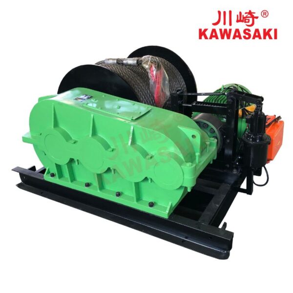Đặt tời điện cố định trên mặt đất