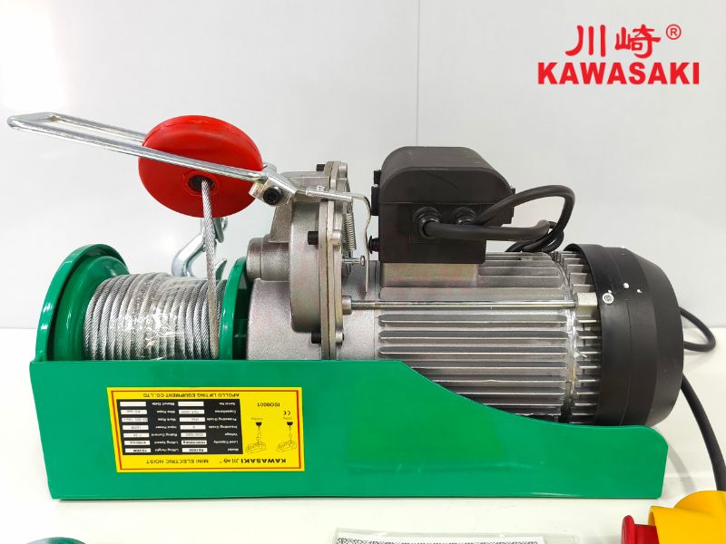 Tời điện chính hãng Kawasaki có đầy đủ CO, CQ
