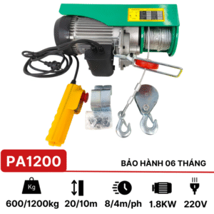 Tời điện treo mini PA1200 KawasakiTời điện treo mini PA1200 Kawasaki