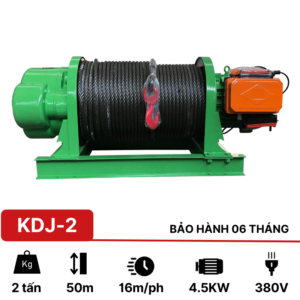 Tời điện kéo mặt đất 2 tấn KDJ-2 KawasakiTời mặt đất 2 tấn KDJ-2