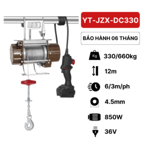 Tời nâng dùng pin 36V 330kg YT-JZX-DC330Tời pin 36V 330kg