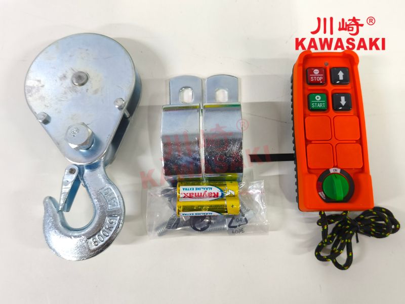 Điều khiển từ xa đi kèm theo tời treo mini PA