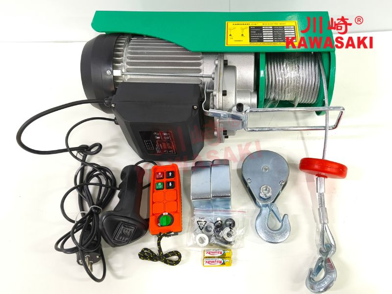 Tời điện mini có điều khiển từ xa