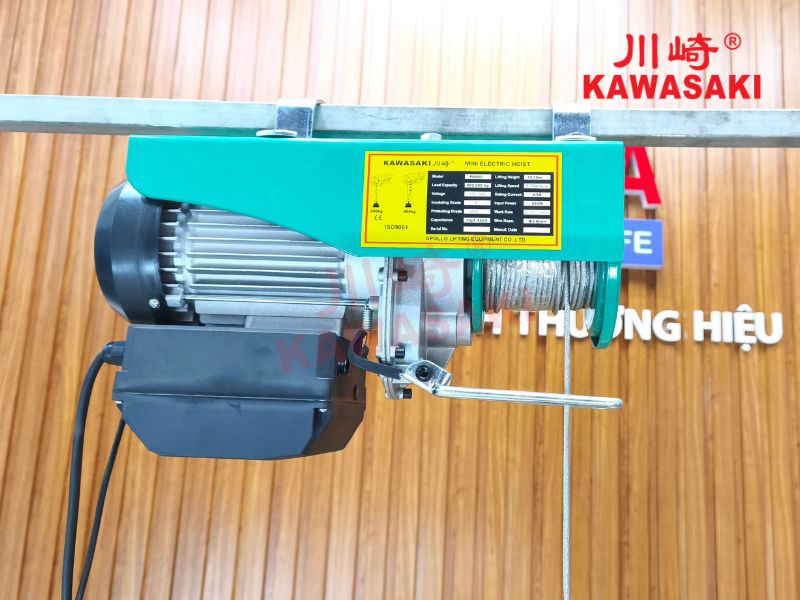 Tời điện mini được sử dụng trong gia đình