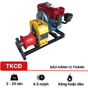Máy tời kéo cáp điện KawasakiMáy tời kéo cáp điện