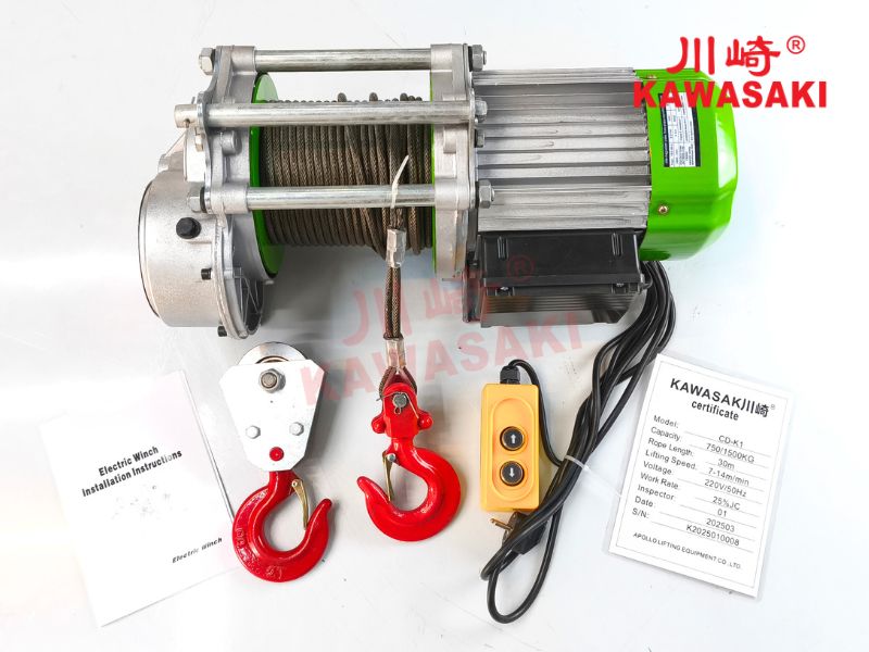 Tời điện xây dựng sử dụng điện 380V