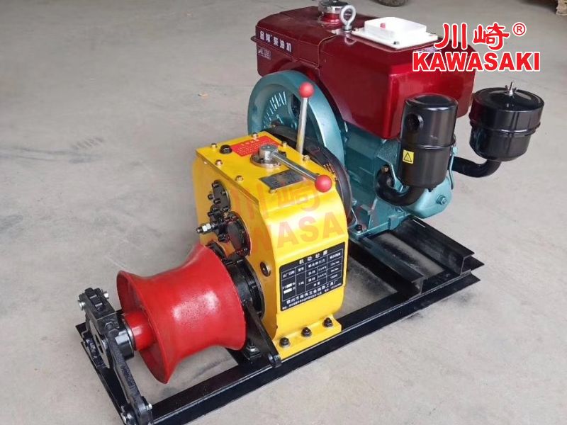 Máy tời kéo cáp điện chính hãng Kawasaki