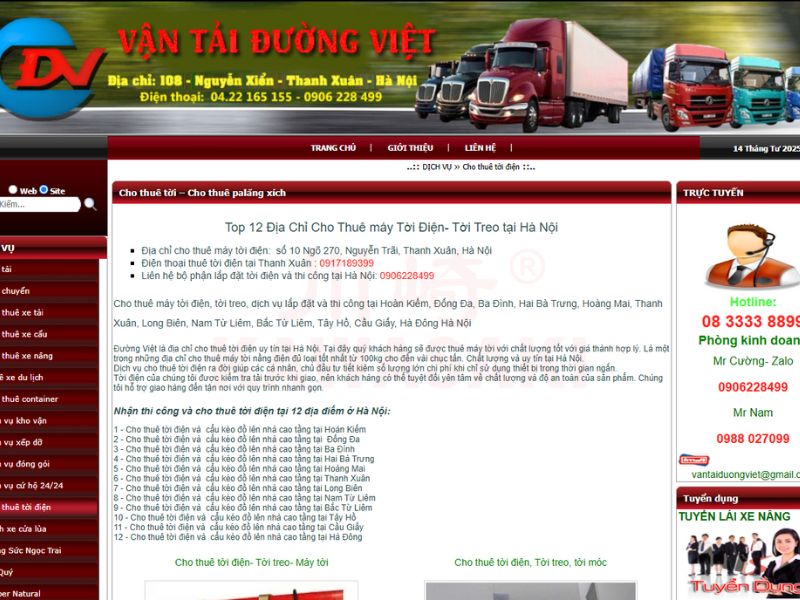 Vận tải Đường Việt