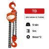 Pa lăng xích kéo tay 5 tấn 5m TD Kawasaki