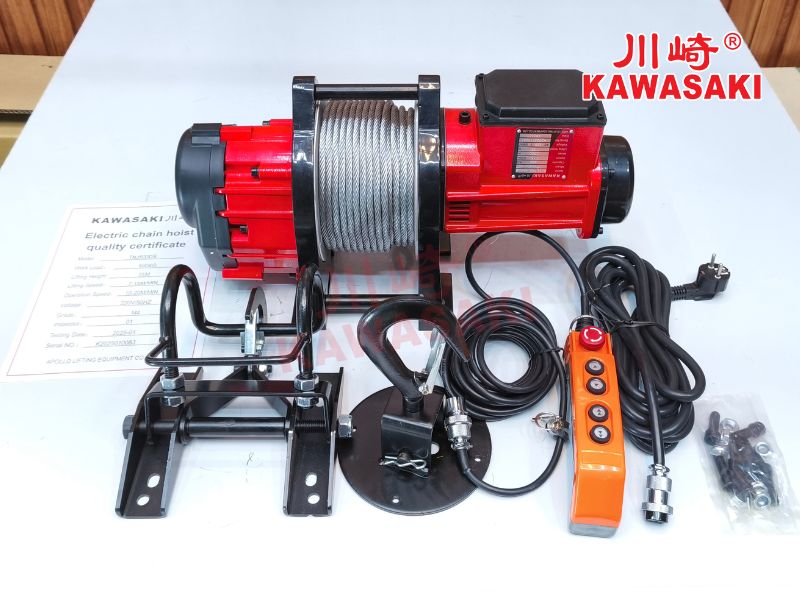 Tời điện treo di chuyển TNJ-500DS Kawasaki