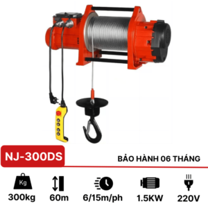Tời điện chân đế 300kg NJ- 300DS (60m)Tời điện chân đế 300kg NJ- 300DS (60m)