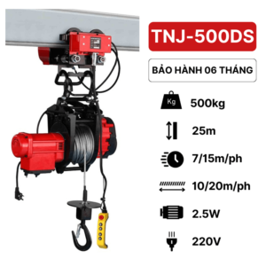 Tời điện di chuyển 500kg TNJ-500DSTời điện di chuyển 500kg TNJ-500DS
